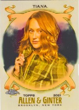 Sarah Tiana 2021 Topps Chrome Allen & Ginter MLB Baseball Card #229