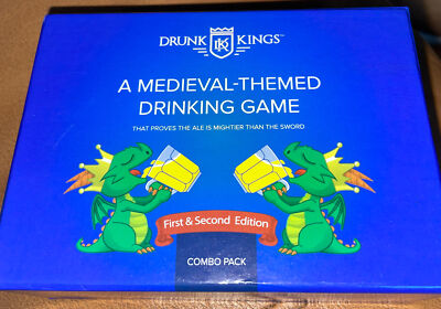 Drunk Kings - Medieval Fantasy Themed Drinking Game First & Second Edition Pack