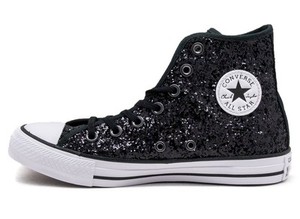 all star nere brillantinate