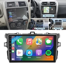 2+32GB 9" Android 15 Carplay Car Stereo GPS Radio for TOYOTA COROLLA 2009-2013