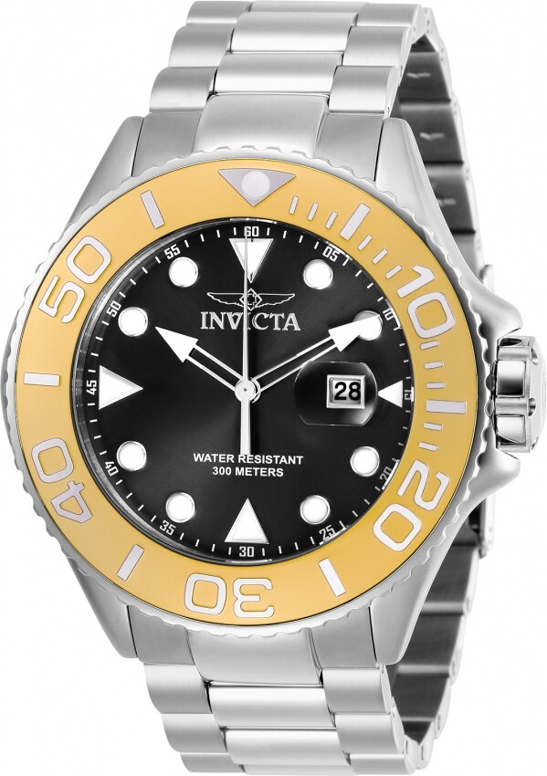 Мужские кварцевые часы Invicta Pro Diver с черным циферблатом 28767