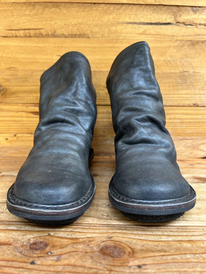 Trippen women's German Gray Leather Pull On Boots Size EU 40 / US 9 - Image 2 of 4