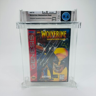 Wolverine: Adamantium Rage - Sega Genesis, 1994 Sealed NEW Acclaim WATA 9.6 A++