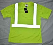 2pcs-TINGLEY JOB SIGHT HIGH VISIBILITY T-SHIRT w/Pocket - Yellow/Green - SIZE 4X