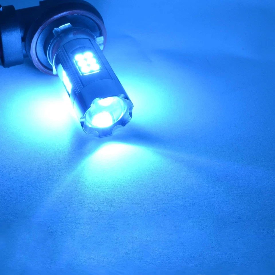 Lámpara de repuesto de luz antiniebla de conducción Allá Lighting 27-LED 5202 luz fría azul helado Foto 2 de 4