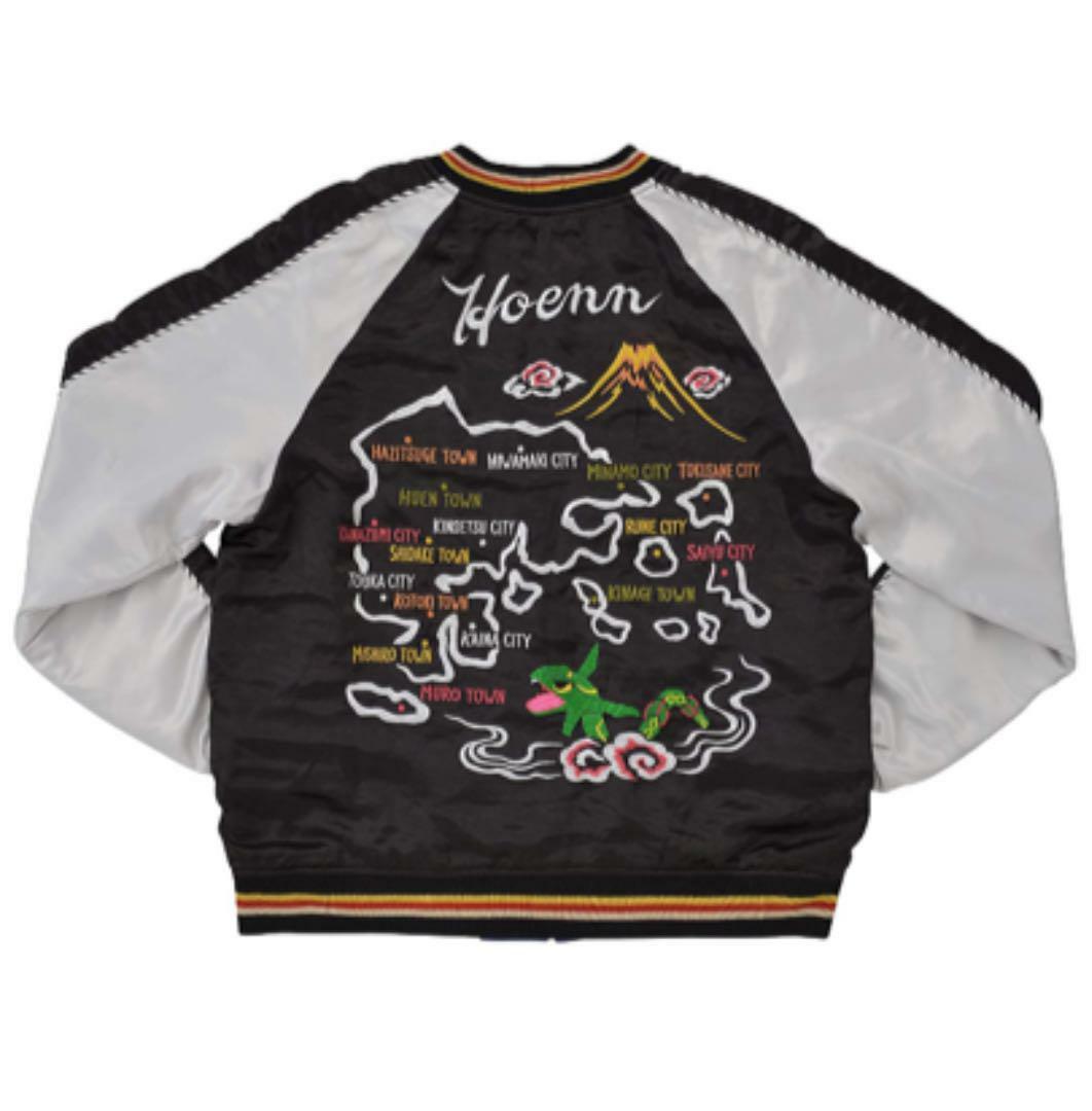Pokemon Time Souvenir Jacket Sukajan Rayquaza Pokemon Center