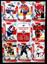 MCDAVID RC / GRETZKY / ORR 2015-16 UD NATIONAL HOCKEY CARD DAY UNCUT SHEET 36729