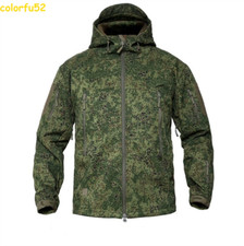 Chaqueta táctica rusa EMR verde camuflaje impermeable polar ropa exterior cremallera abrigo top