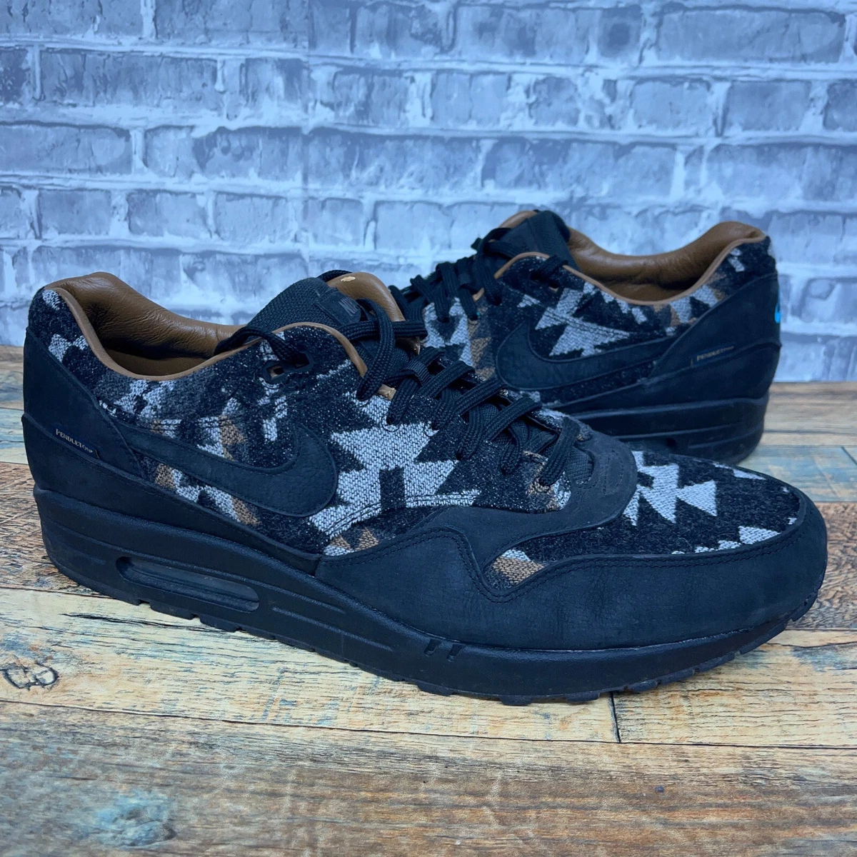 Nike air max 1 pendleton qs black ale brown outlet