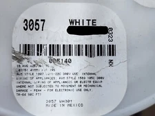 Alpha Wire 3057 #16awg Tinned Copper Hook Up Wire 300V 105C MTW TEW WHITE /50ft