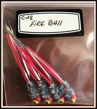 Hand Tied Crazy Legs Crappie Jigs Made in The USA 1/16th Ounce #4 or 6 Hook New