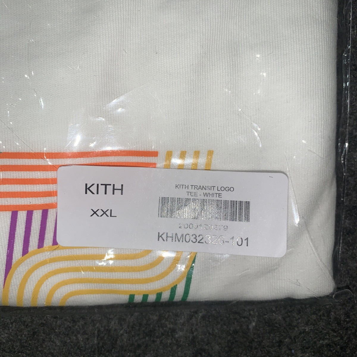 KITH Transit Logo Tee 白Tシャツ　XXL Kith Transit Logo Tee White Men's - SS24 - US