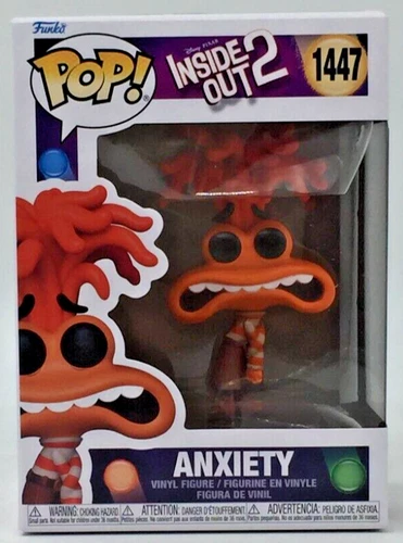 Funko Pop! Disney Inside out 2 Anxiety #1447 With Pop Protector