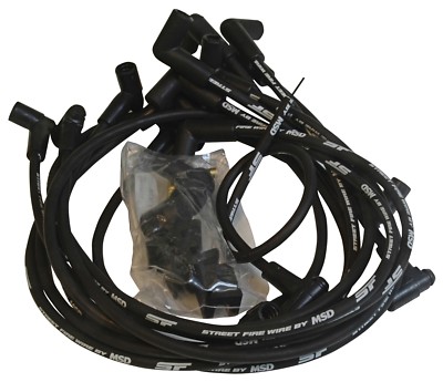 MSD Ignition 5554 Street Fire Spark Plug Wire Set Chevy Small Block HEI