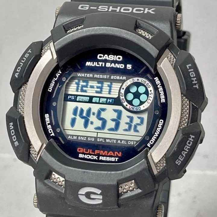 CASIO G-SHOCK GW-9100 Tough Solar Black Mens Watch Used 3m31112 | eBay
