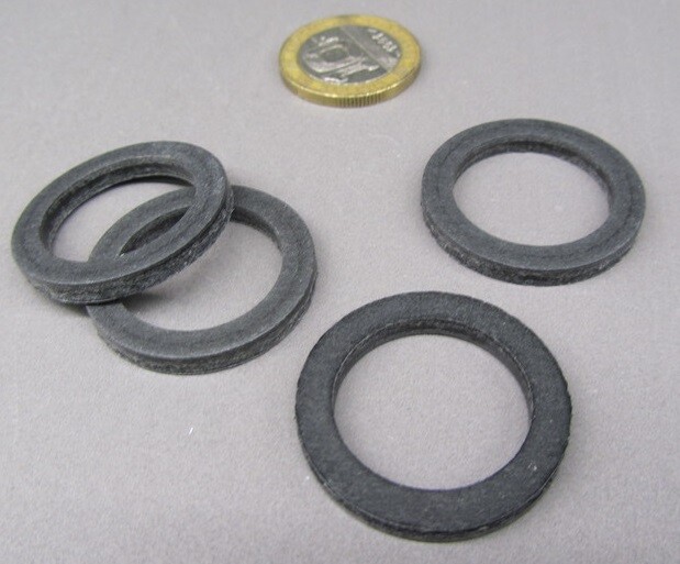 Insulating Hard Fiber Round Washer, 3/4" Screw, 1 1/8" OD, .125" Thick