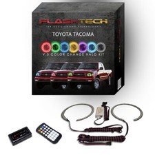 Rgb Multi Color Bluetooth Led Halo Kit For 2001-2004 Toyota Tacoma Headlights