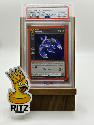 Metazoo PSA 10 Mothman Holo 1st Edition Kickstarter Cryptid Nation 