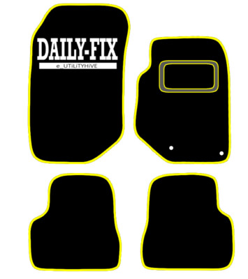 CAR FLOOR MATS FOR PEUGEOT 208 2020 & ON ALL WEATHER TAILORED BLACK CARPET MATS