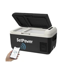 Setpower PT30 12 Volt Car Refrigerator With APP Control,32QT(30L) Car Fridge,...