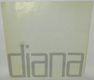 DIANA ROSS - DIANA ( LP ) First US 1980 Motown M8-936M1 VG