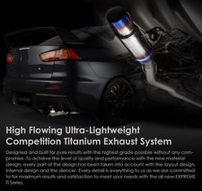 Tomei EXPREME TI CATBACK Exhaust for MITSUBISHI EVO 10 4b11 Cz4a