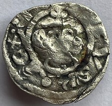 1189-99 RICHARD I (1st) ‘THE LIONHEART’ SILVER HAMMERED PENNY STIVENE ON LUND
