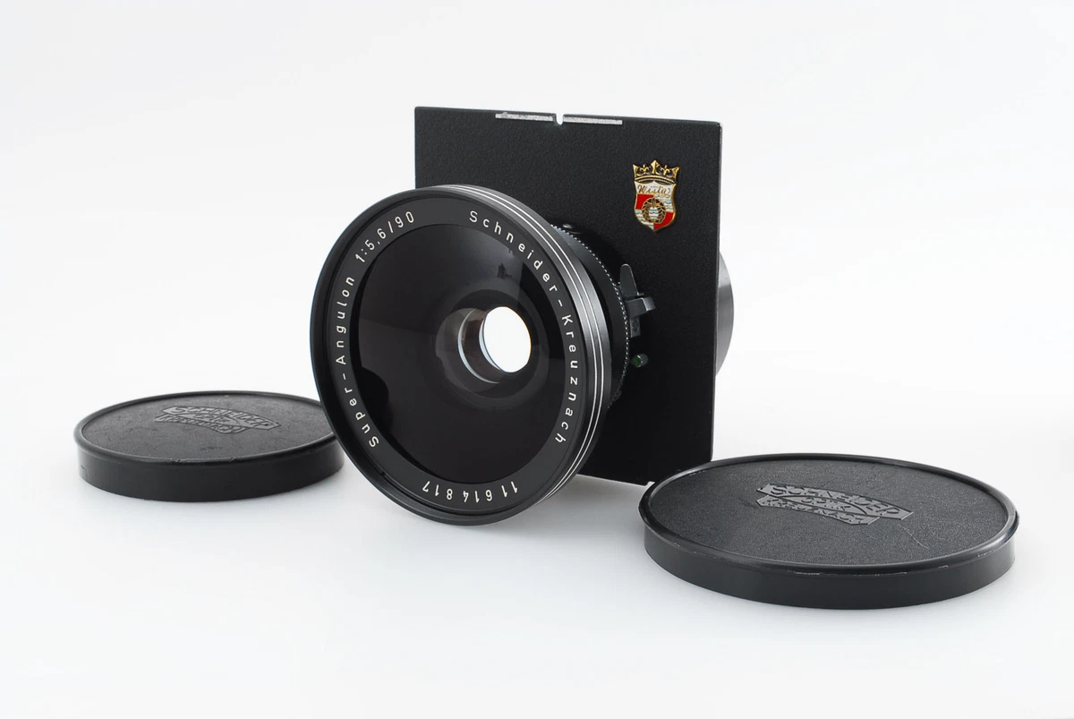 SCHNEIDER SUPER ANGULON 90mm f5.6 LENS w/COPAL #0 SHUTTER [Exc] #1908845A