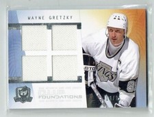 09-10 UD The Cup Foundations  Wayne Gretzky  /25  Quad Jerseys  HOF