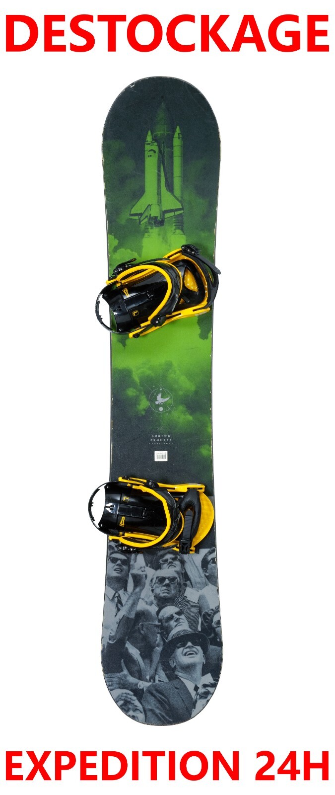 Tabla De Snowboard BURTON "PROCESS" Tamaño: 160 = 1 Metro 60 + Fijaciones