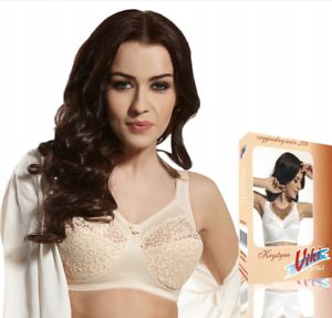 Viki 579 Bra Soft Bh Breite Trager Spitze Grosse Grossen 75 100 Ohne Bugel Beige Ebay