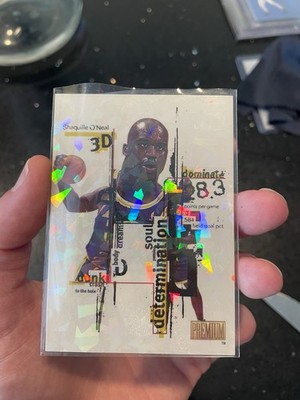 1998-99 Skybox Premium - 3D s Shaquille O'Neal #15 DDD HOF Super Rare Insert 3D