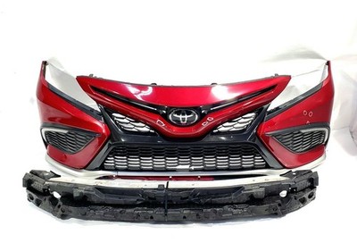 2021 24 Toyota Camry OEM Complete Front Bumper Supersonic Red XSE Small Damage 