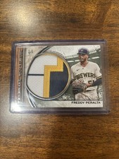 2025 Topps Museum Freddy Peralta Momentous Material Jumbo Relic /15 Brewers