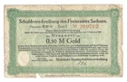 Bond of the Free State of Saxony, 0.50 Mark Gold, 5 November 1923
