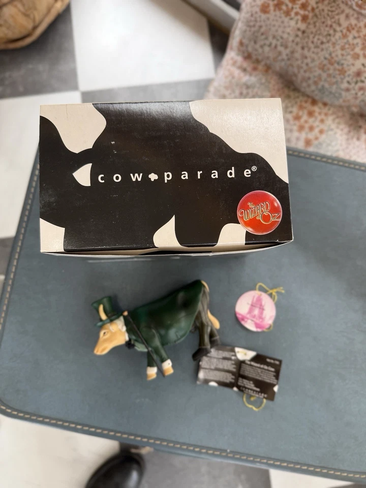 Cow Parade by Westland Figurine The Wizard of Oz Cow #7722 Rare With Box And Tag - Image 2 of 4