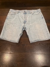 Levi Strauss  Co. 405 Light Wash Denim Shorts Size W42 L10 E14