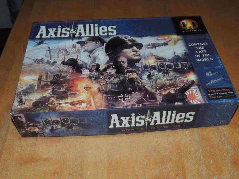 Axis & Allies Control the Fate of the World Game NEW MIB Open Box Sealed Content