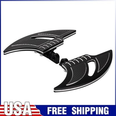Passenger Floorboards Floor Boards Foot Pegs For Harley Softail Motorcycle 1Pair