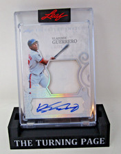 Vladimir Guerrero 2025 Leaf Spectacular Signature Swatch Auto Silver Holo #6/20