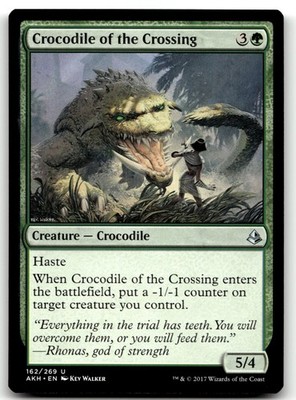 Crocodile of the Crossing 162 Magic The Gathering- Amonkhet