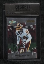 BAS 2008 Score Select Scorecard /100 Shawn Springs #329 Seal of Authenticity 3c7