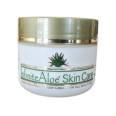   NEW InfiniteAloe Skin Care Face & Body Cream   8 oz | All In One MOISTURIZER 