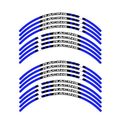 Blue P01B Rim Tape Sticker For Kawasaki VULCAN 650 2015-2020 19 18 17 16