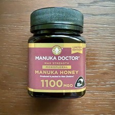 Manuka Doctor Premium Monofloral Manuka Honey Max Strength MGO 1100 RRP £135