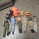 Vintage 90's GI Joe Loose Military Action Figures 12" Lot Of 7 with Accessories!