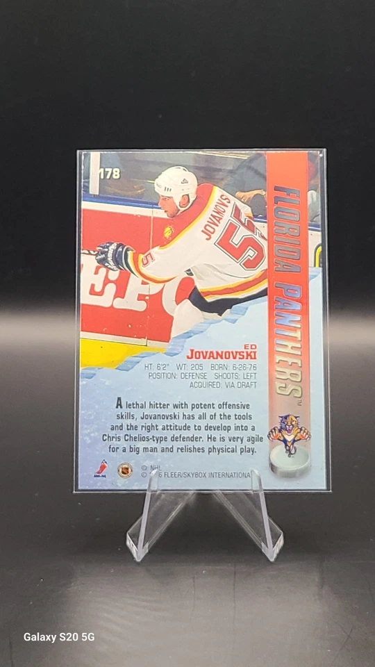 1995-96 Fleer Metal - Ed Jovanovski #178 - Image 2 of 2