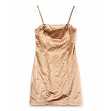 Urban Outfitters Satin Slip Mini Dress Blush S