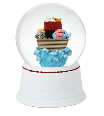 Hallmark Noah's Ark Musical Snow Globe Journey Begins with a Promise of Love New
