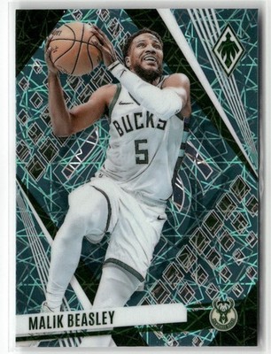 2023-24 Panini Phoenix - Malik Beasley #175 Teal Lazer Phoenix
